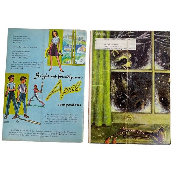 Vintage Wee Wisdom Childrens Magazine Lot Of 7  Issues 1950s 1960s 1970s - Picture 11 of 13